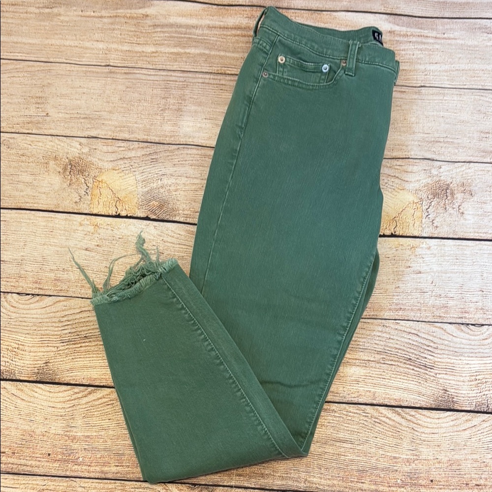Gap Green skinny jeans